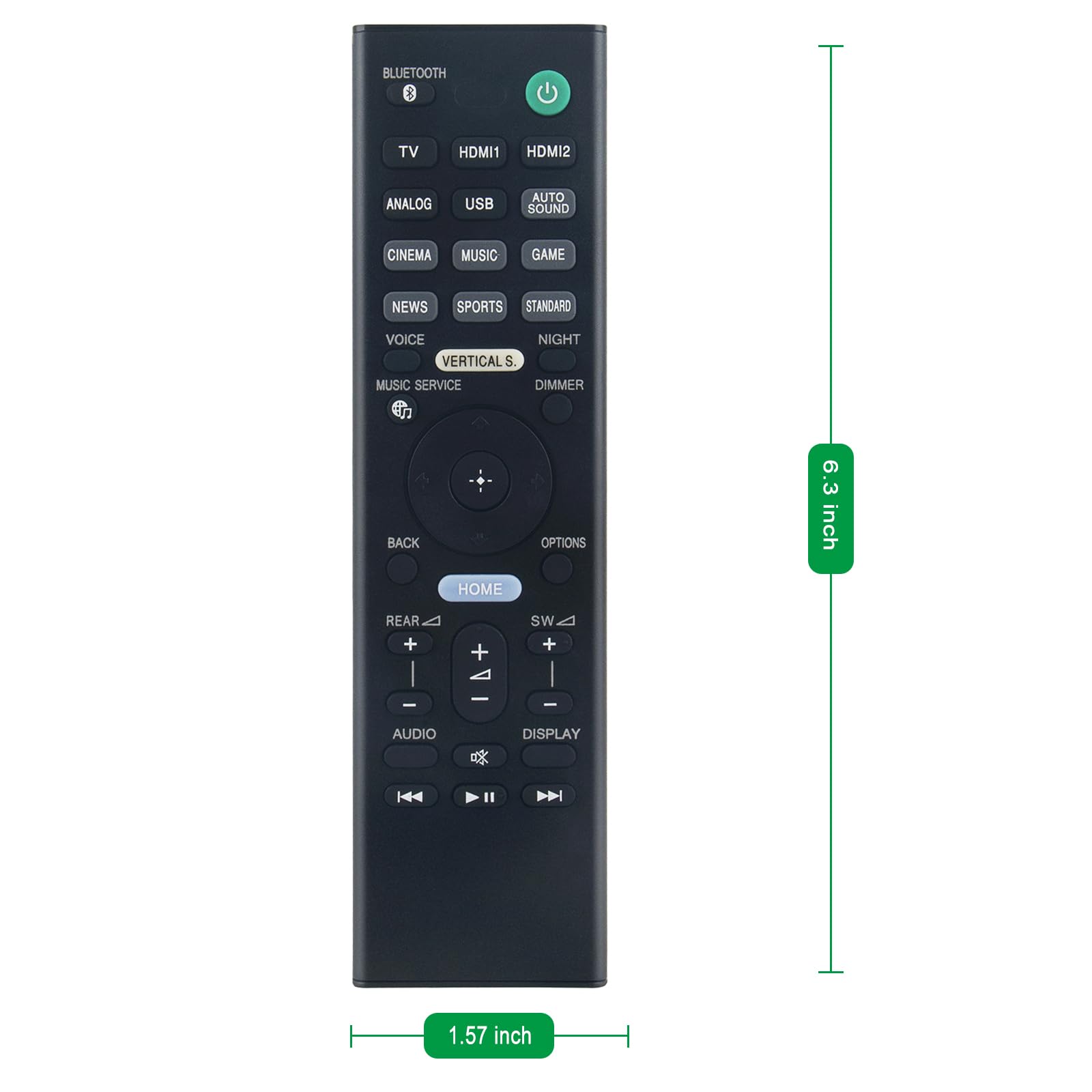 Amazon.com: RMT-AH400U Replace Audio Remote Control Compatible